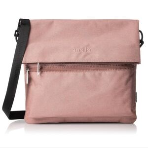 Annelo 2-way foldable shoulder bag Nude Pink